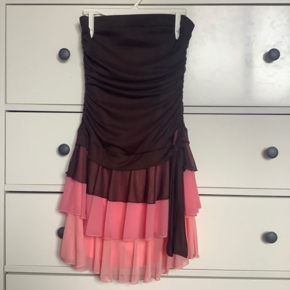 Byer Too! Strapless Formal Dress